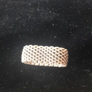 Tiffany & Co. Jewelry - Tiffany and co. 925 silver mesh Ring. Size 8. Tiffany & Co. Jewelry - Tiffany and co. 925 silver mesh Ring. Size 8.